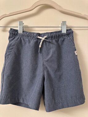 Tommy Bahama Drawstring Athletic Shorts in Chambray Blue 4T boys